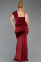 Burgundy Long Formal Plus Size Dress ABU5827