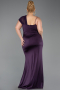 Purple Long Formal Plus Size Dress ABU5827