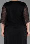 Long Black Formal Plus Size Dress ABU6122