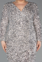 Long Beige Scaly Plus Size Evening Dress ABU6074
