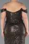 Long Olive Drab Scaly Plus Size Evening Gown ABU6098