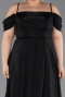 Long Black Formal Plus Size Dress ABU6185