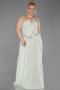 Long Mint Chiffon Plus Size Evening Dress ABU6189