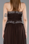 Long Brown Chiffon Evening Dress ABU6188