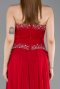 Long Red Chiffon Evening Dress ABU6188