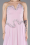 Long Powder Color Chiffon Evening Dress ABU6188