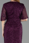 Purple Long Plus Size Evening Gown ABU4542