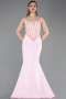 Pink Long Evening Dress ABU5568