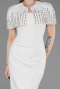 Long White Evening Dress ABU5889