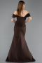 Brown Long Evening Dress ABU6002