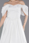 Long White Evening Dress ABU6191