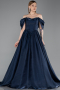 Long Navy Blue Evening Dress ABU6191