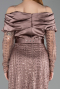 Long Copper Beaded Evening Dress ABU6186