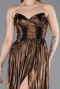 Long Brown Prom Gown ABU6196