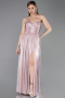 Long Powder Color Prom Gown ABU6196