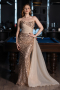 Long Gold Scaly Evening Dress ABU6173