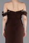 Long Brown Mermaid Prom Dress ABU6198