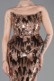 Long Copper Scaly Evening Dress ABU6202