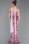 Long Powder Color Scaly Evening Dress ABU6202