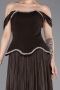 Long Brown Chiffon Evening Dress ABU6203