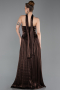 Brown Long Chiffon Prom Gown ABU5957