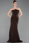 Brown Long Evening Dress ABU5476