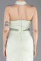 Mint Long Evening Dress ABU5476
