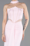 Powder Color Long Evening Dress ABU5476
