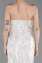 Long White Beaded Evening Dress ABU6205
