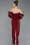 Long Burgundy Evening Dress ABU6204