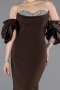 Long Brown Evening Dress ABU6204