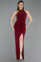 Long Burgundy Prom Gown ABU6215