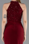 Long Burgundy Prom Gown ABU6215