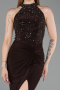 Long Brown Prom Gown ABU6215
