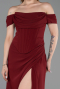 Long Burgundy Prom Gown ABU6216