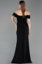 Long Black Prom Gown ABU6216
