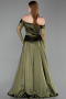 Long Olive Drab Evening Dress ABU6219
