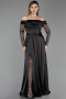 Long Black Evening Dress ABU6219