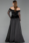 Long Black Evening Dress ABU6219