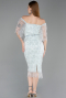 Midi Mint Beaded Cocktail Dress ABK2634