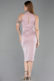 Midi Powder Color Cocktail Dress ABK2635
