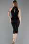 Midi Black Cocktail Dress ABK2635