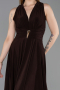 Midi Brown Cocktail Dress ABK2636