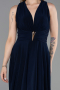 Midi Navy Blue Cocktail Dress ABK2636