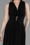 Midi Black Cocktail Dress ABK2636