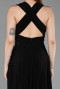 Midi Black Cocktail Dress ABK2636