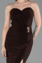 Midi Brown Cocktail Dress ABK2637