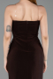 Midi Brown Cocktail Dress ABK2637