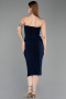 Midi Navy Blue Cocktail Dress ABK2637