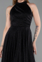 Midi Black Cocktail Dress ABK2638